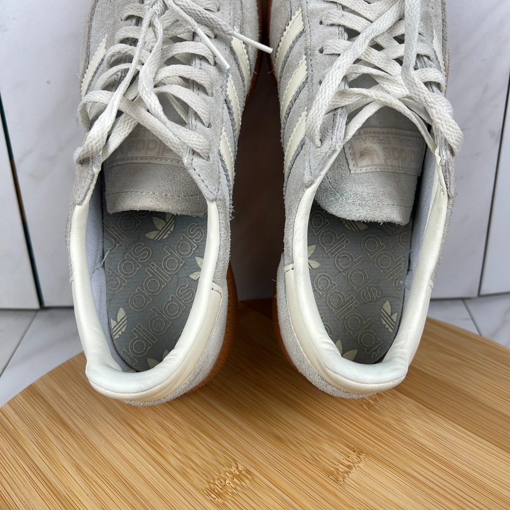 Adidas Handball Spezial Womens Size 6 Wonder Silver Off Suede White Shoes IF6491 - Picture 11 of 12